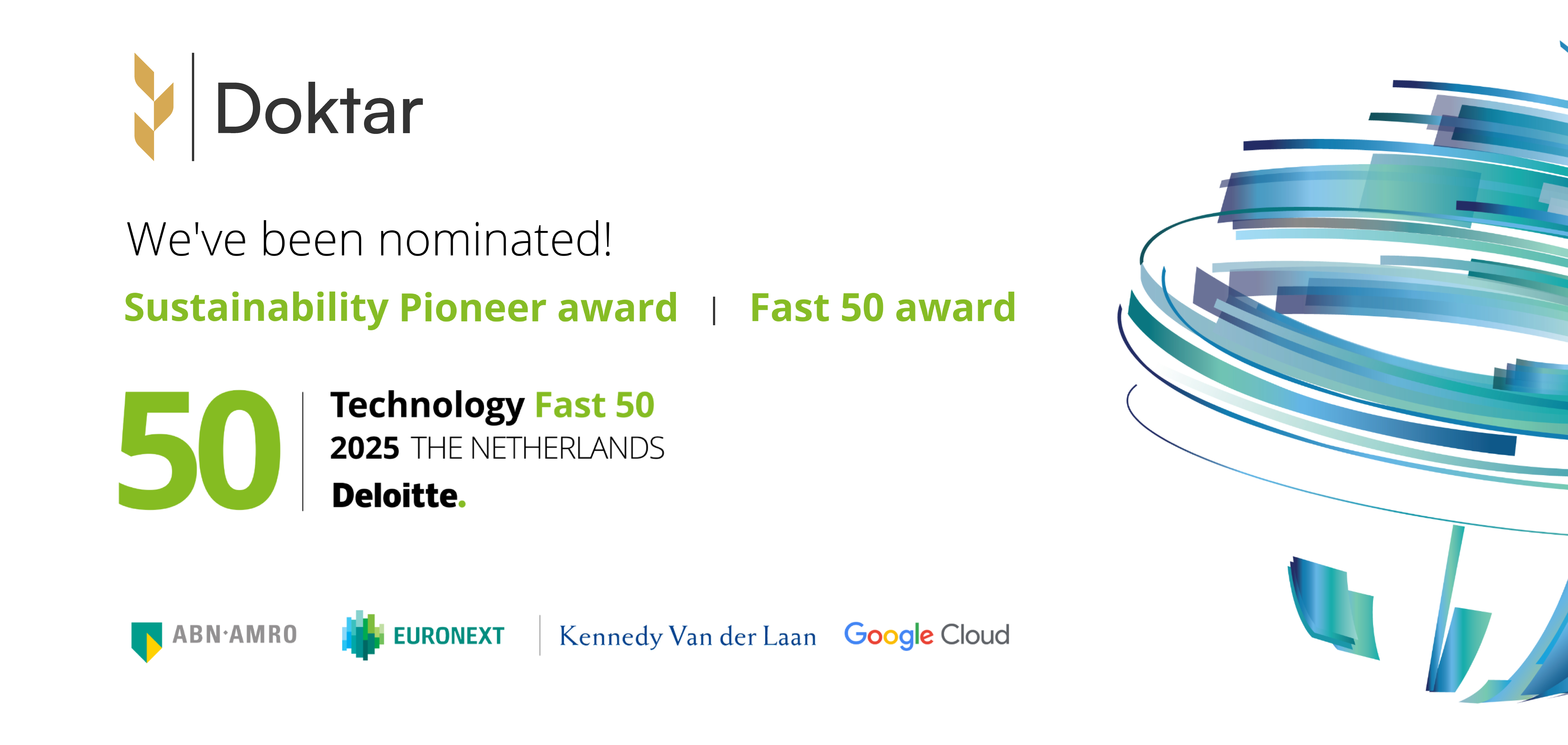 Doktar Named Among Deloitte Netherlands’ Technology Fast 50 and Nominated for the Sustainability Pioneer Award